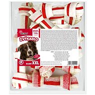 Akinu Two-tone Leather Knot 13cm 10 pcs - Dog Treats