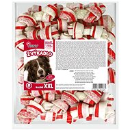 Akinu Two-colour Hide Knot 6cm 30 pcs - Dog Treats