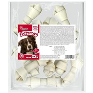Akinu White leather knot 10 cm 10 pcs - Dog Treats
