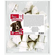 Akina White leather knot 15 cm 10 pcs - Dog Treats