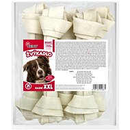 Akinu White Leather Knot 25cm 5 pcs - Dog Treats