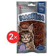 Akinu Rabbit noodles for cats 2 × 50 g - Dried Meat for Cats