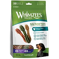 Whimzees Dental toothbrush XS 7,5 g, 48 pcs in pack - Dog Treats