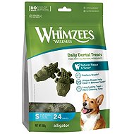 Whimzees Dental Alligator S 15 g, 24 pcs - Dog Treats
