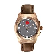 MyKronoz ZeTime Premium Pink Gold/Brown - 44mm - Smart Watch