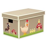 Kroom Box 33 × 53 × 31 cm, animals, brown - Storage Box