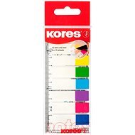 KORES Index Strips jelölők vonalzóra 45 x 12 mm, 8 x 15 lap, többféle szín - Öntapadós jegyzettömb