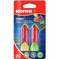 KORES TRINO triangular, colour mix - pack 2 pcs - Rubber
