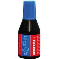 KORES Stempelfarbe 28 ml - blau - Stempelfarbe