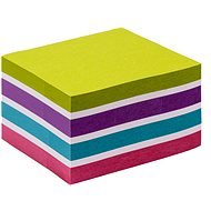 KORES CUBO Pastel Recyklovaný 75 x 75 mm, 450 lístků, mix barev - Sticky Notes
