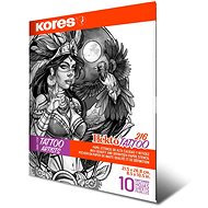 KORES tattoo paper, 21.5 x 26.8 cm, 10 sheets - Tattoo Transfer Paper