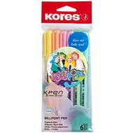 KORES K0 Pen Pastel LOLLIPOPZ, M-1 mm - set of 6 - Ballpoint Pen