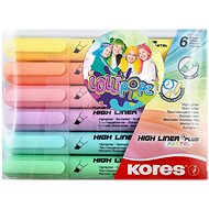 KORES High Liner Plus Pastel LOLLIPOPZ - set of 6 colours - Highlighter