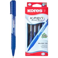 KORES K6 Pen, F - 0,7 mm, blue - pack of 12 - Ballpoint Pen