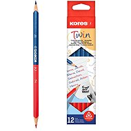 KORES Teacher's Twin, triangular HB, double-sided - pack of 12 - Pencil