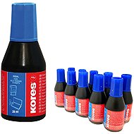 KORES 28 ml blue - pack of 10 - Stamp Ink