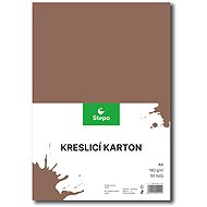 STEPA drawing board A4, 50 sheets, 180g/m2, brown - Colour Paper
