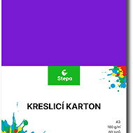 STEPA drawing cardboard A3 60 sheets 180g/m2, mix 12 colours - Colour Paper