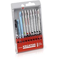 KREATOR 10 pcs saw blades combined use KRT041090 - Saw Blade Set