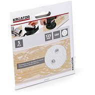 Kreator KRT230555 Abrasive Paper Set for Colour G80/125mm, 5pcs - Sandpaper