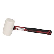 Kreator KRT904104 Rubber mallet, white, fibreglass handle 450 g - Mallet
