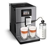KRUPS EA875E10 Intuition Preference+ Chrome tejtartállyal - Automata kávéfőző
