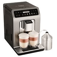 KRUPS EA894T10 Evidence Plus Titan Kaffeemaschine mit Milchbehälter - Kaffeevollautomat