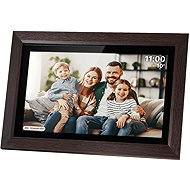 Kruger&Matz KM1102 Frameo WiFi, 15 inches, wood decor - Digital Photo Frame