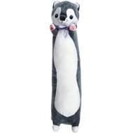 Kruzzel Plush pillow dog, 70 cm, grey and white - Pillow