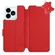 Kožené Mobiwear flip pro Realme C51 - Červené - L_RDS - Phone Case