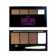 Makeup Revolution I Love Makeup Brow Kit Bold is Best - Dark - Cosmetic Palette