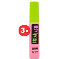 MAYBELLINE NEW YORK Great Lash Mascara Blackest Black 3 × 12.5ml - Mascara