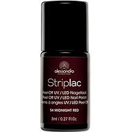 ALESSANDRO Striplac Peel Off UV / LED Nail Polish 54 Midnight Red 8 ml - Nail Polish