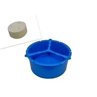 EKOKOZA Plastic candle mould, round - Candle Mould