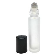 EKOKOZA Roll on, frosted 10ml, black cap - Cosmetic Container