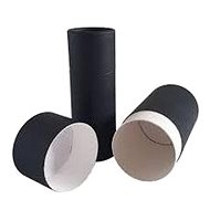 EKOKOZA Paper packaging with wax coating, black, 30ml - Cosmetic Container