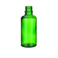 EKOKOZA Glass bottle, GREEN, 50ml - Cosmetic Container