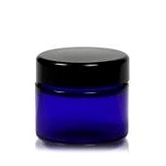 EKOKOZA 50ml glass container for cream blue - Cosmetic Container
