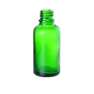 EKOKOZA Glass bottle, GREEN, 30ml - Cosmetic Container