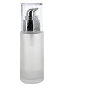 EKOKOZA Glass bottle 50ml with pump - Cosmetic Container