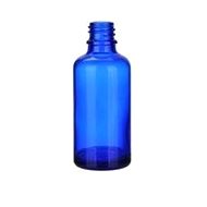 EKOKOZA Glass bottle, BLUE , 30ml - Cosmetic Container