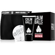 ANGRY BEARDS Comprehensive Care Set Calm Balls, with Sack M - Cosmetic Gift Set