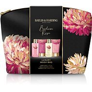 BAYLIS & HARDING Toalett-táska test- és hajápoló termékekkel 4 db - Titokzatos rózsa - Kozmetikai ajándékcsomag