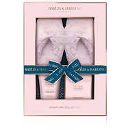 BAYLIS & HARDING Slipper & Foot Care Set 3pcs - Jojoba, Vanilla & Almond Oil - Cosmetic Gift Set