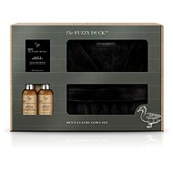 BAYLIS & HARDING Test- és bőrápoló szett férfi fürdőköpennyel 4db - Kender & Bergamott - Kozmetikai ajándékcsomag