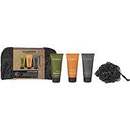 GRACE COLE Men's gift set in travel bag - Mandarin, Bergamot & Rosemary, 4pcs - Cosmetic Gift Set