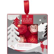 GRACE COLE Set of sparkling bath balls - Christmas candy and Vanilla, 4x50g - Cosmetic Gift Set