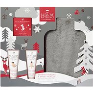 GRACE COLE Body care gift set with thermophore - Christmas candy and Vanilla, 4pcs - Cosmetic Gift Set