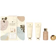 GRACE COLE Gift set of body and bath cosmetics in tin box - Vanilla, 4pcs - Cosmetic Gift Set