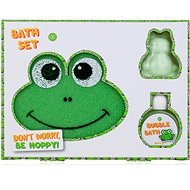 ACCENTRA Happy Animals set koupelový s houbou žába - Cosmetic Gift Set